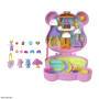 Mattel Polly Pocket x Glücksbärchi Puppen & Spielset mit Spielzeugauto und thematischen Accessoires,