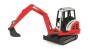 Bruder Schaeff HR16 Mini excavator - Black,Red,White - ABS synthetics - 3 yr(s) - 1:16 - 102 mm - 355 mm