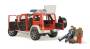 Bruder Jeep Wrangler Unlimited Rubicon Feuerwehrfahrzeug mit Feuerwehrmann 02528