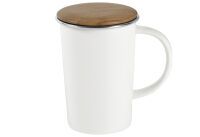 Bredemeijer Group Bredemeijer B0012 - Single - 0.4 L - White - Bamboo,Porcelain - Tea - 1 pc(s)