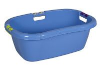 LOCKWEILER Wäschewanne Ergo mit Softgriff 65 l 65x45x25cm blau - 5 Stück