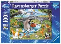 Ravensburger 10947 Puzzle Die Familie der Animal Friends 100 Teile XXL