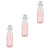 Flasche facette 3er Set 0,5 L tender rose