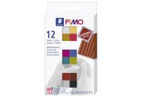 STAEDTLER Fimo Effekt Leder sort. 12St