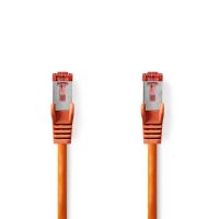 Nedis CAT6-Netzwerkkabel / RJ45 Stecker / RJ45 Stecker / S/FTP / 0.15 m / Rund / LSZH / Orange / Umschlag