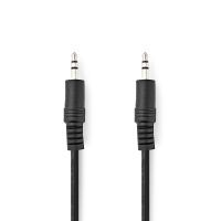 Nedis Stereo-Audiokabel / 3.5 mm Stecker / 3.5 mm Stecker / Vernickelt / 10.0 m / Rund / Schwarz / Blister