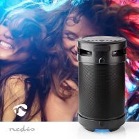 Nedis Party Boombox| Bis zu 3.5 Stunden| 4.1| 150 W| Medienwiedergabe AUX USB|