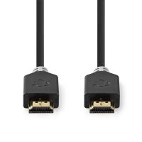 Nedis HDMI Anschlusskabel mit Ethernet HDMI Stecker - Stecker 2,0 m