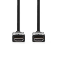 Nedis High Speed ​​HDMI ™ Kabel mit Ethernet / HDMI™ Stecker / HDMI™ Stecker / 4K@30Hz / ARC / 10.2 Gbps / 30.0 m / Rund / PVC / Schwarz / Aufhänger