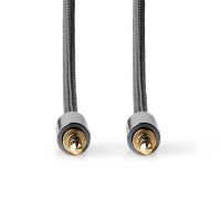 Nedis Stereo-Audiokabel| 3.5 mm Stecker| 3.5| Vergoldet| 2.00 m| rund| - Audio/Multimedia