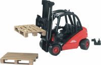 Bruder Linde fork lift H30D with 2 pallets - Black,Red - ABS synthetics - 3 yr(s) - 1:16 - 92 mm - 290 mm