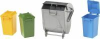 Bruder Garbage can set - Multicolor