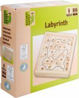 Natural Games Holz Labyrinth 12 x 12 cm