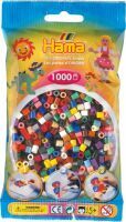 Dan Import Hama® Bügelperlen Midi - Vollton Mix 1000 Perlen (22 Farben).