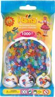 Dan Import Hama® Bügelperlen Midi - Transparent Glitter Mix 1000 Perlen.