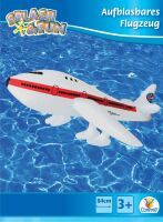 VEDES Großhandel GmbH - Ware Splash & Fun Aufblasbares Flugzeug, 25 x 48 x 17 cm