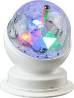 X4-TECH 701550 - Disco spotlight - White - Buttons - LED - Blue,Green,Red - RGB