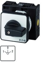 Eaton T3-3-8401/E - Toggle switch - 3P - Black - Metallic - Plastic - IP65 - 48 mm