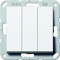 GIRA 283203 - 2P - White - 250 V - BS EN 60669-1 - 250 V - 10 A