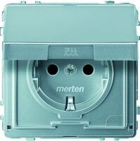 Merten SCHUKO-STD+BRS+KL ALU (MEG2310-7260  AQUAD.)