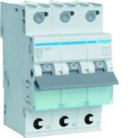 Hager LS-SCHALTER 3P  20A-C 6KA 3PLE (MCS320 QUICK CONNECT)