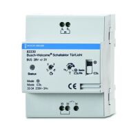 BUSCH JAEGER 83330 - Switching actuator - DIN rail-mounted - IP20 - White - CE - RoHS - 350 W