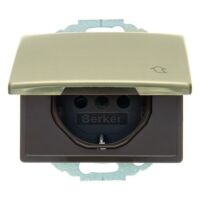 Berker 47570001 - Type F - Bronze - Aluminium - IP20 - 250 V - 16 A