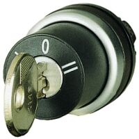 Eaton M22-WS3 - Key-operated switch - Black,Silver - Plastic - IP66 - 29.7 mm - 39.6 mm