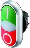 Eaton M22-DDL-GR-X1/X0 - Chrome,Green,Red - Plastic - 29.7 mm - 32.2 mm - 54.7 mm