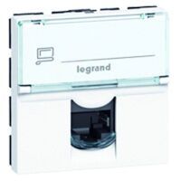 Legrand Datendose RJ45 Cat6A STP 2mweiß Mosaic 076576