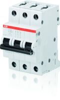 ABB S203-B6 - Leitungsschutzschalter Char. B 6 A 3 polig