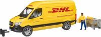 Bruder MB Sprinter DHL mit Fahrer| 02671