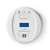 Nedis Kohlenmonoxid-Alarm| Batteriebetrieben| EN konform 50291| Mit Testtaste| 85