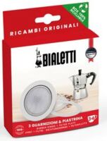 BIALETTI 3 Dichtungen + 1 Filter 6 Ta