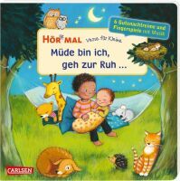 Carlsen Verlag GmbH Hör mal (Soundbuch): Verse für Kleine: Müde bin ich, geh zur Ruh ...