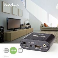 Nedis HDMI ™ Converter / HDMI™ Eingang / SCART Buchse / 1-Weg / 480i / 18 Gbps / Metall / Anthrazit