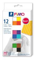 STAEDTLER Fimo Modelliermasse Soft Mehrfarbig - Modelling clay - Assorted colors - Adults - 12 pc(s) - 110 °C - 30 min