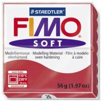 STAEDTLER FIMO soft - Modelling clay - Red - 110 °C - 30 min - 56 g - 55 mm