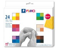 STAEDTLER FIMO 8023 C - Modelling clay - Assorted colors - Adults - 24 pc(s) - 110 °C - 30 min
