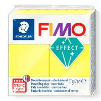 STAEDTLER FIMO 8010 - Modelling clay - Yellow - Adults - 1 pc(s) - Neon yellow - 1 colours
