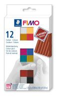 STAEDTLER FIMO 8013 C - Modelling clay - Assorted colors - Adults - 12 pc(s) - 130 °C - 30 min