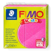 STAEDTLER FIMO 8030 - Modelling clay - Pink - Children - 1 pc(s) - Glitter pink - 1 colours