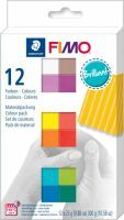 STAEDTLER Fimo soft Brilliant sort. 12St