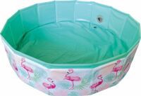 VEDES Großhandel GmbH - Ware Splash & Fun Fix Pool Flamingo #80 cm, faltbar, mit Tasche