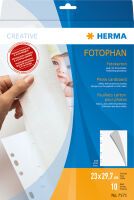 HERMA Photo cardboard 230x297 mm white 10 sheets - 230 x 297 mm - White - Cardboard - Portrait - 1 pc(s)