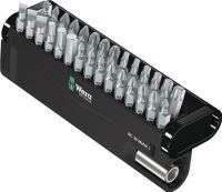 Wera BC 30 Metal 1 - 30 pc(s) - Phillips,Pozidriv,Torx - PH 1,PH 2,PH 3 - PZ 1,PZ 2,PZ 3 - T10,T15,T20,T25,T30,T40 - 4,5,6 mm