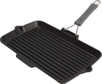 Staub Grillpfanne induktion rechteckig 34x21cm schwarz Töpfe & Pfannen