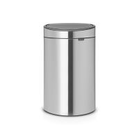 Brabantia Mülleimer Touch Bin New,recycle, 23+10 L Stahl matt