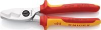 KNIPEX 95 16 200 - Hand wire/cable cutter - Red/Yellow - Chrome - 2 cm - VDE - 20 cm