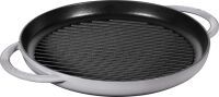 Staub Grillpfanne induktion rund 30cm Graphit-grau Töpfe & Pfannen